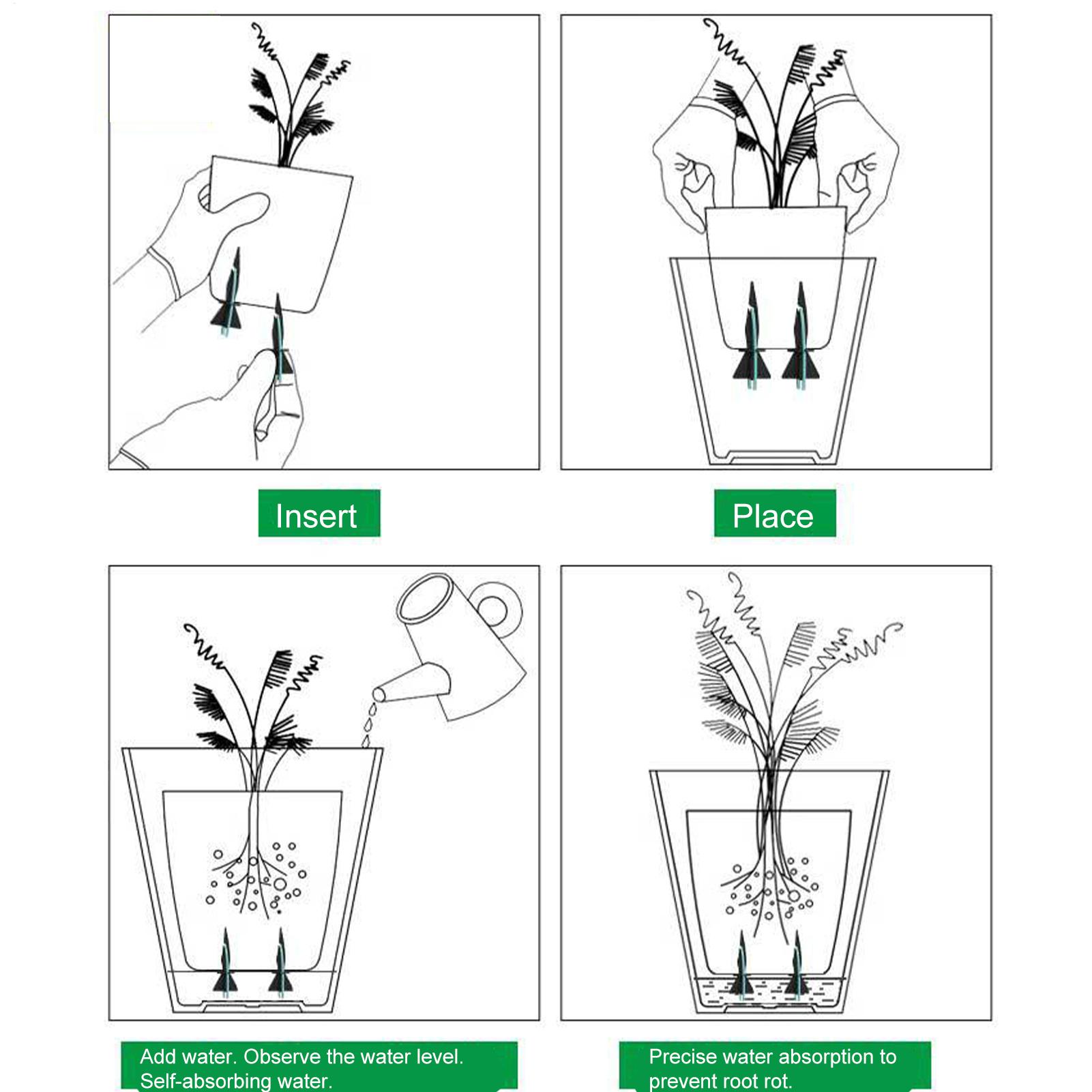 Penyiram Tanaman Otomatis 4 Bu - Self Watering Insert ulasan dan harga